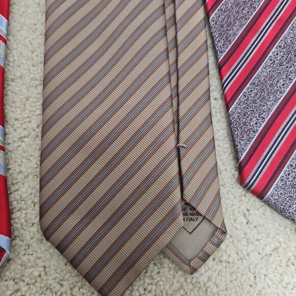 Brioni Ike Behar Zegna Lot of 3 Men's Luxury Designer necktie Tie silk italy - Picture 3 of 8